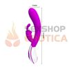 Estimulador de punto G con masejador de clitoris y carga USB